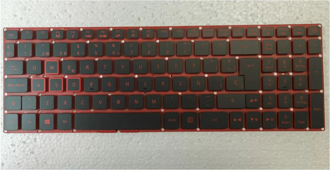 Spanish Backlit keyboard for Acer Nitro 5 AN515-31 AN515-41 
