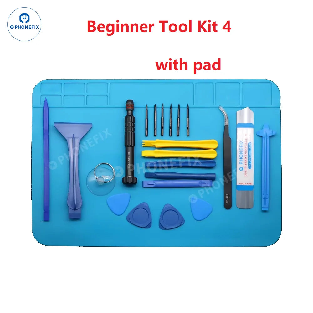 Professional Mobile Phone Screen Opening Repair Set Screwdriver Pry Suction Cup Insulation Pad Disassemble Tools Kit for iPhone