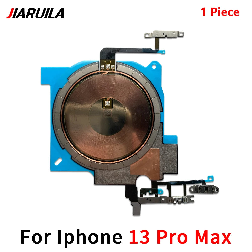 NEW Power Volume Flash Light NFC Wireless Charging Flex Cable For iPhone 12 13 mini 14 Pro Max 15 Plus Phone Repair Parts