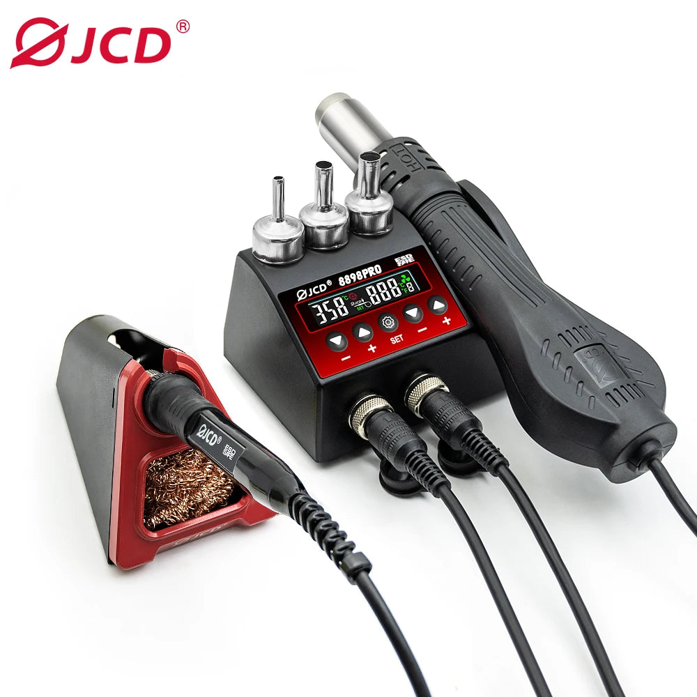 JCD 8898Pro 2 in 1 Soldering Station LCD Digital Display Wel