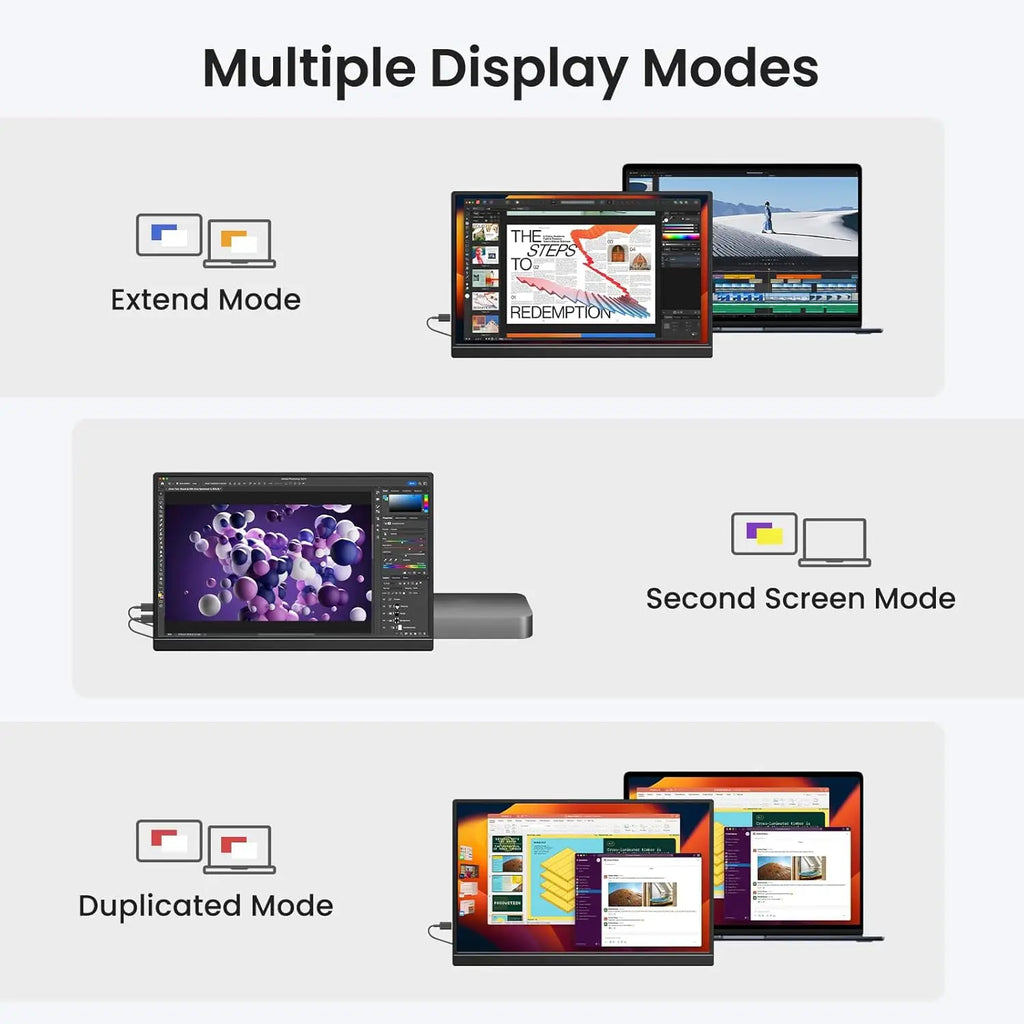 13.3 Portable Touch Screen Monitor Display 1920 1200 16 10 I