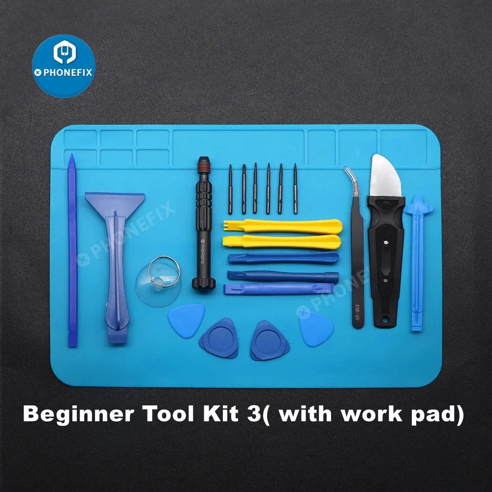 Professional Phone Repair Tool Kit Suction Cup Tweezer Pry Opening Battery Remove Screwdrivers For iPhone 15 16 17 Camera Watch