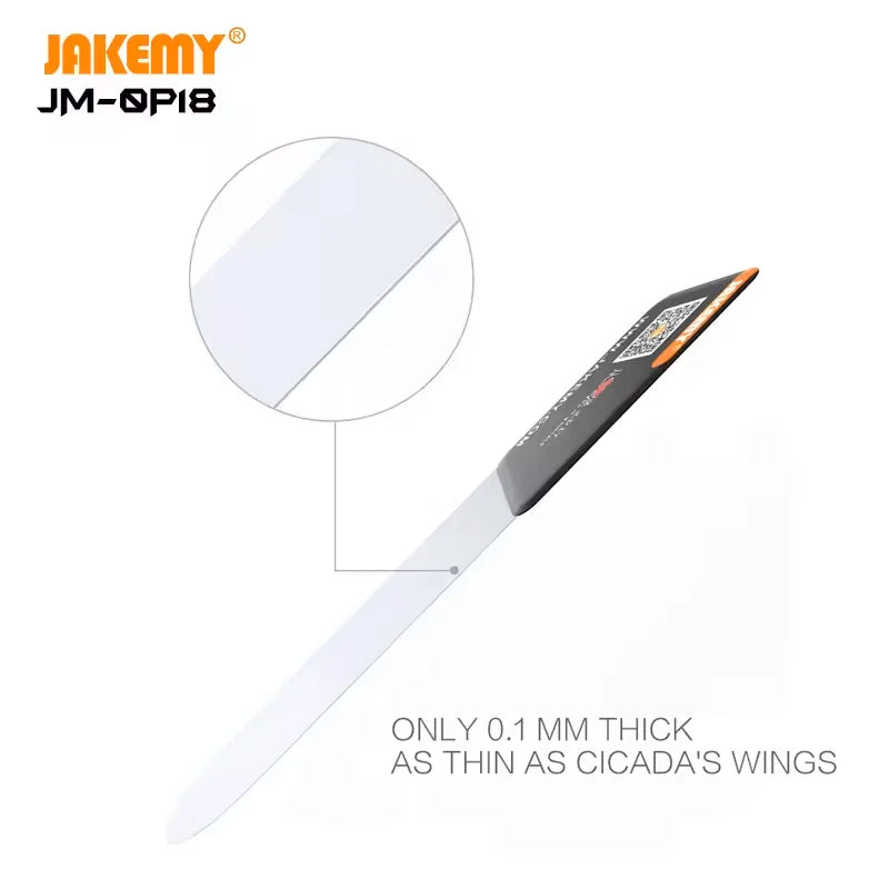 JAKEMY 1mm Ultra Thin Pry Card for iPhone Samsung Curved Scr