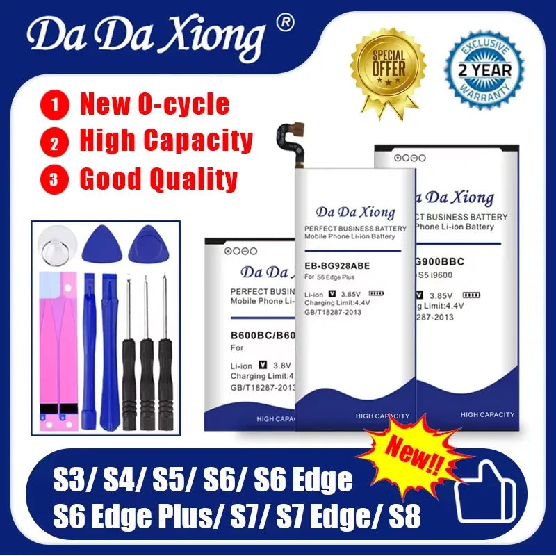 High Capacity Mobile Phone Replacement For Samsung S3 S4 S5 