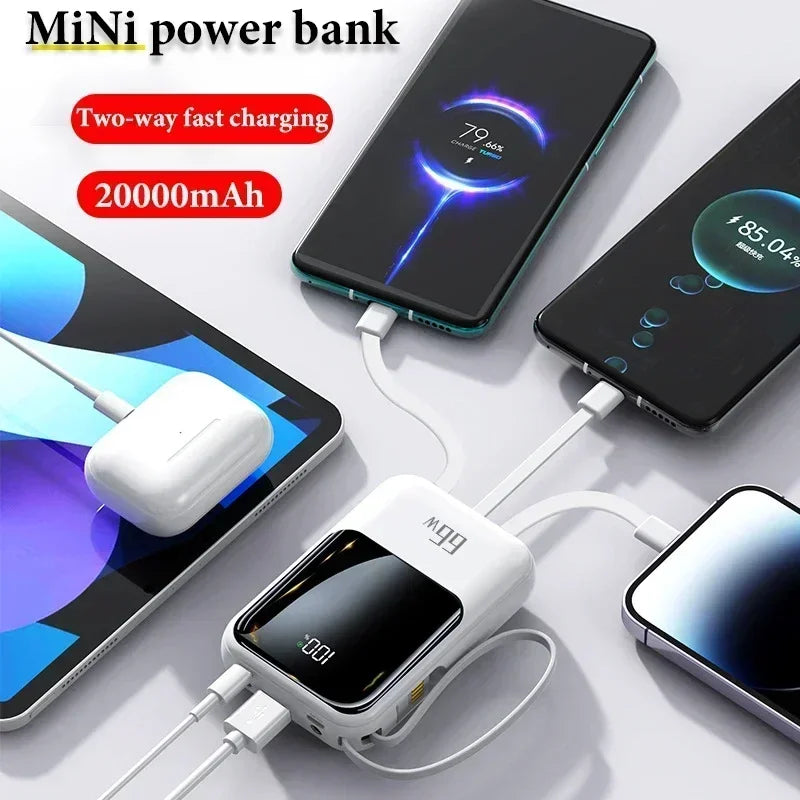 30000mAh large capacity 66W super fast charging PD22.5W port