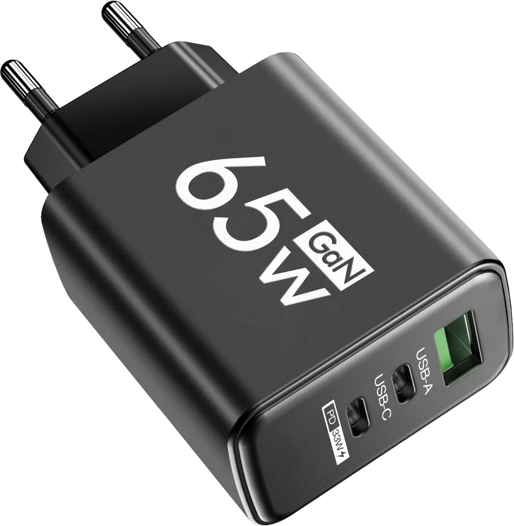 65W Type C USB GaN EU/US/KR Plug Fast Charging Charger 4 In 1 Multi Ports Quick Charging Wall Charger USB Type C Power Adapter