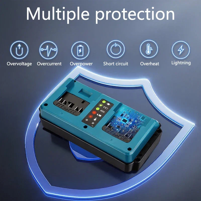 For Bosch Dual-Port Replacement Charger For Bosch 18V 20V Li