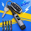 4-in-1 Keychain USB C Cable with V/A/W Display 65W Fast Char