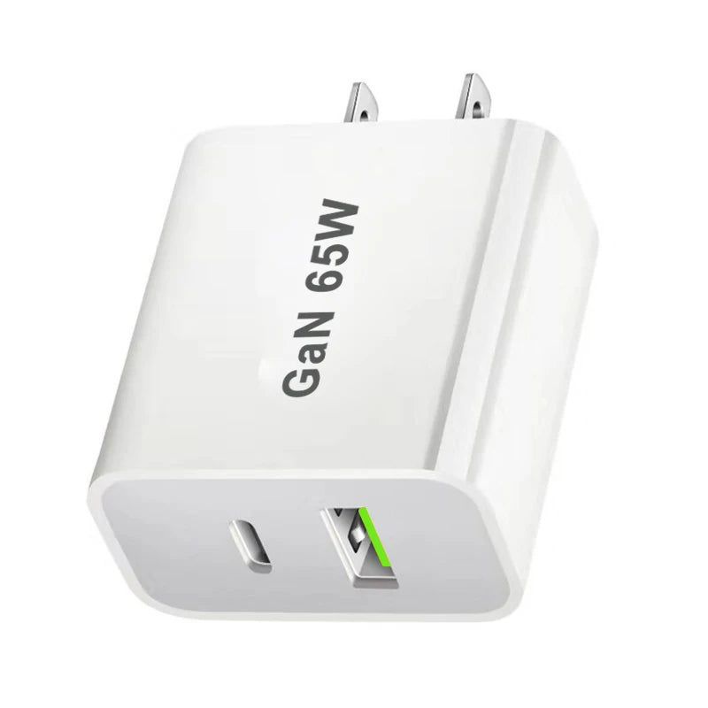 UK/AU/EU/US USB C Charger 65W PD 3.0 GaN Charger Type C Powe