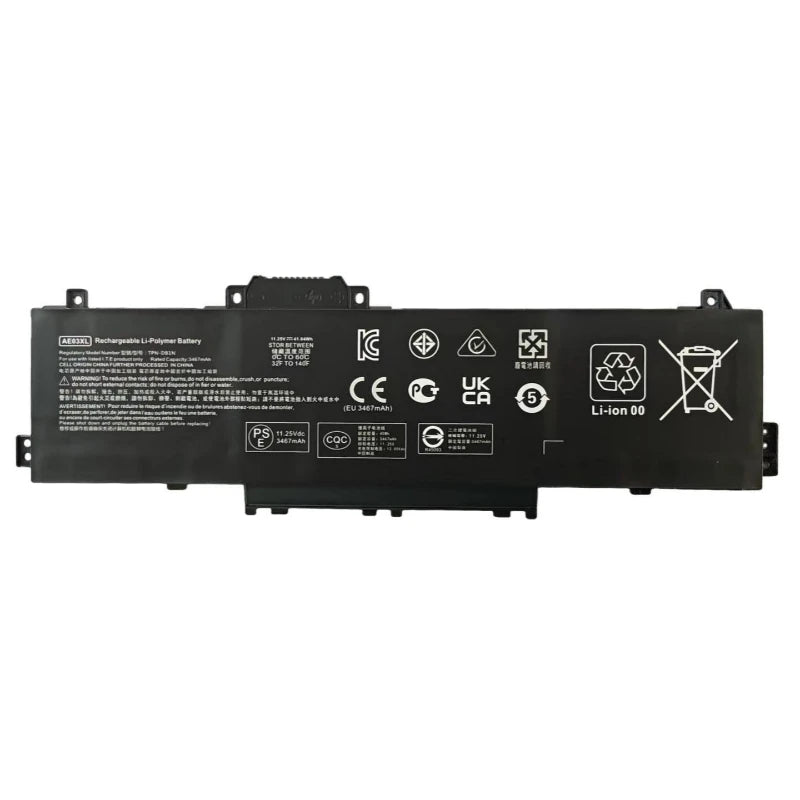 3467mAh 11.25V AE03XL Replacement Battery For HP 240 245 250