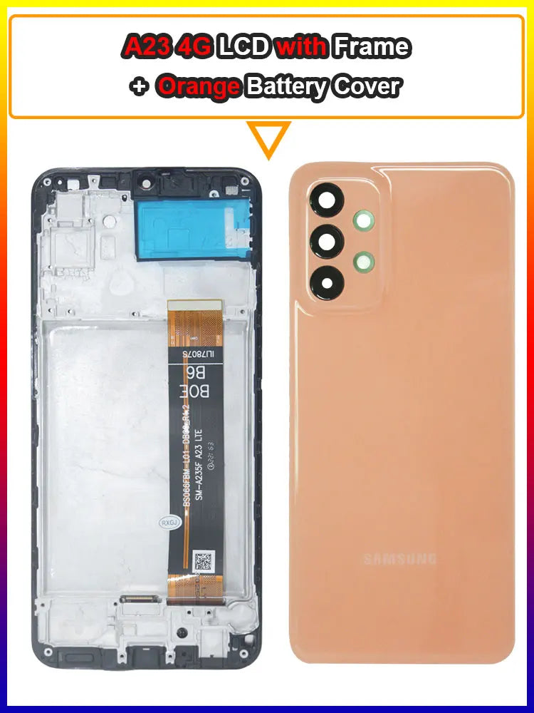 6.6 LCD for Samsung Galaxy A23 4G A235 A235M A235F LCD Display Touch Screen Digitizer Assembly for Samsung A23 4G A235 Phone