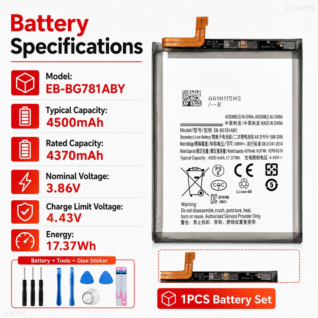 Mobile Phone Replacement Battery for Samsung SM-G781 SM-A526