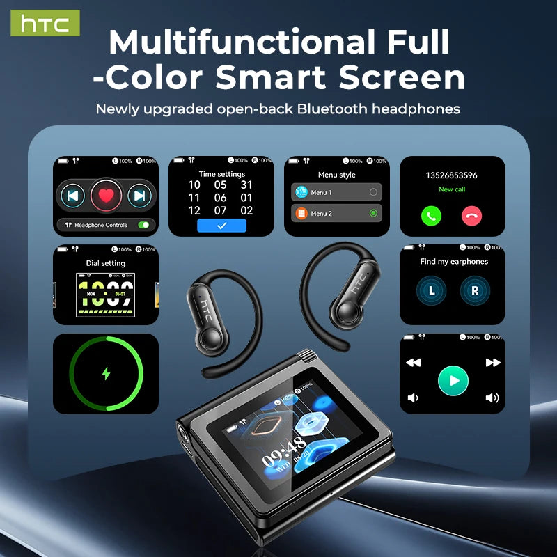 HTC NE80 TWS Wireless Bluetooth Earbuds HiFi Stereo Earphone