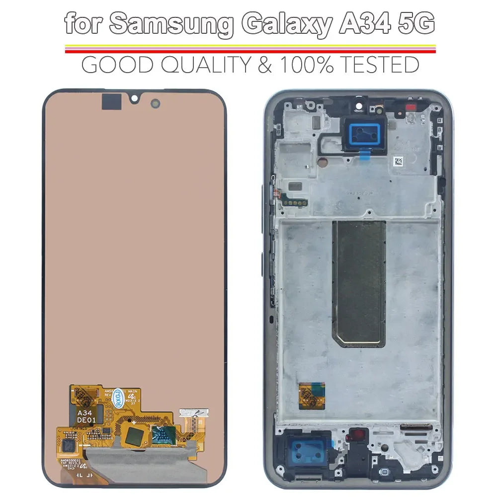 New Replacement for Samsung Galaxy A34 5G LCD Display Suitab