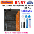 100% Orginal BN57 5060mAh Battery For Xiaomi Pocophone X3 Po