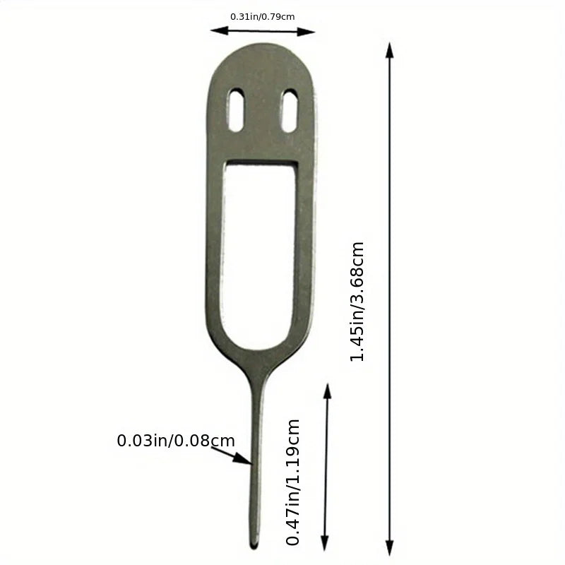 1pc Portable Anti-Lost Keychain with Sim Card Remover Openni
