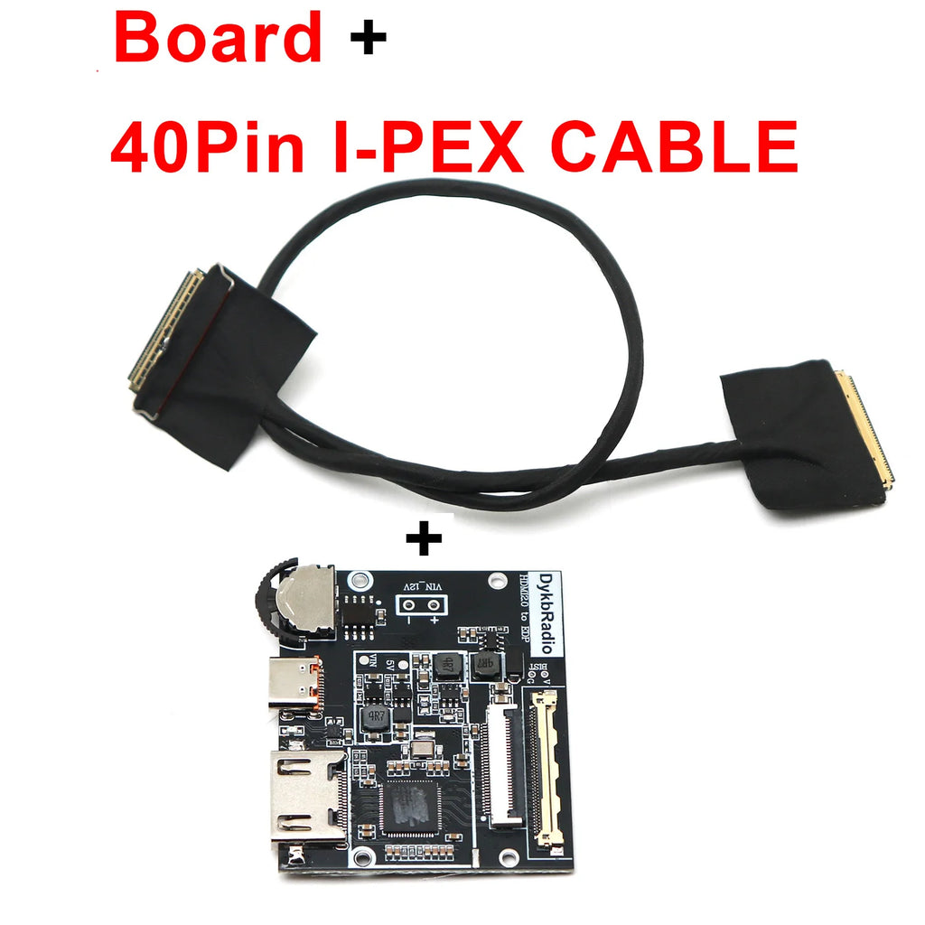 2K/4K HDMI to EDP LCD Driver Board 30PIN / 40PIN Display Screen Projection Portable 10-18.4 Inch Laptop Panels Monitor Converte