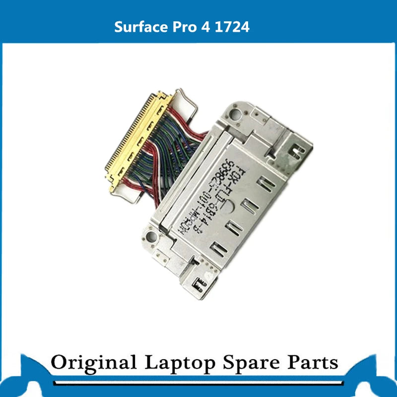 For Microsoft Surface Pro 4 1724 Touch LCD Display Flex Cable Connectors Small Board Microphone Charge Port X937072-001