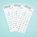 3pcs Korean Keyboard Replacement Universal Stickers for Computer