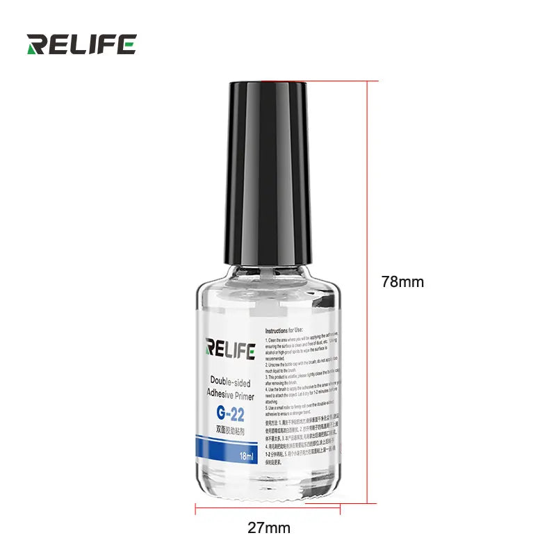 RELIFE G-22 18ml Double-sided Adhesive Primer Built-in Brush