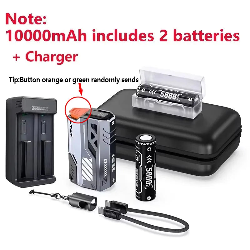 Vyvylabs 10000-50000mAh Detachable Power Bank 22.5W Fast Charger External Battery Removable Replaceable Battery For Mobile Phone