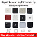 Replace Missing Keycap Scissor Clip Hinge Air Cushion Rubber
