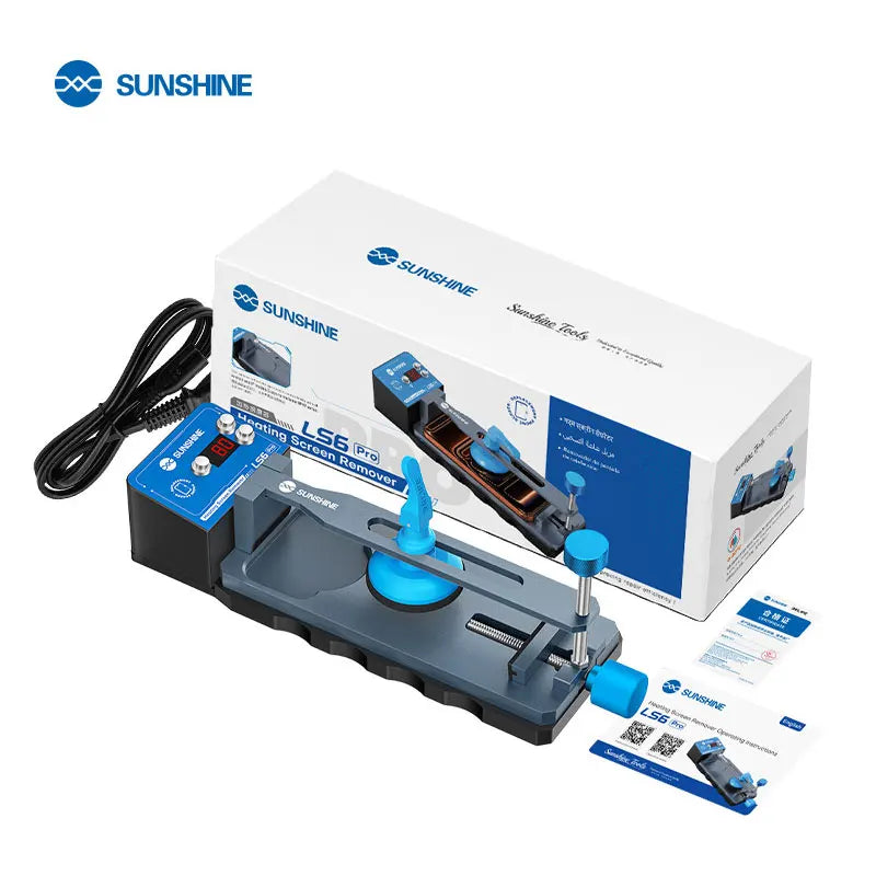 SUNSHINE LS6 Pro 0 80 Hot and Cold Dual Screen Splitter Large Base Plate For IP17 Series and all Android/IP Models Repair Too