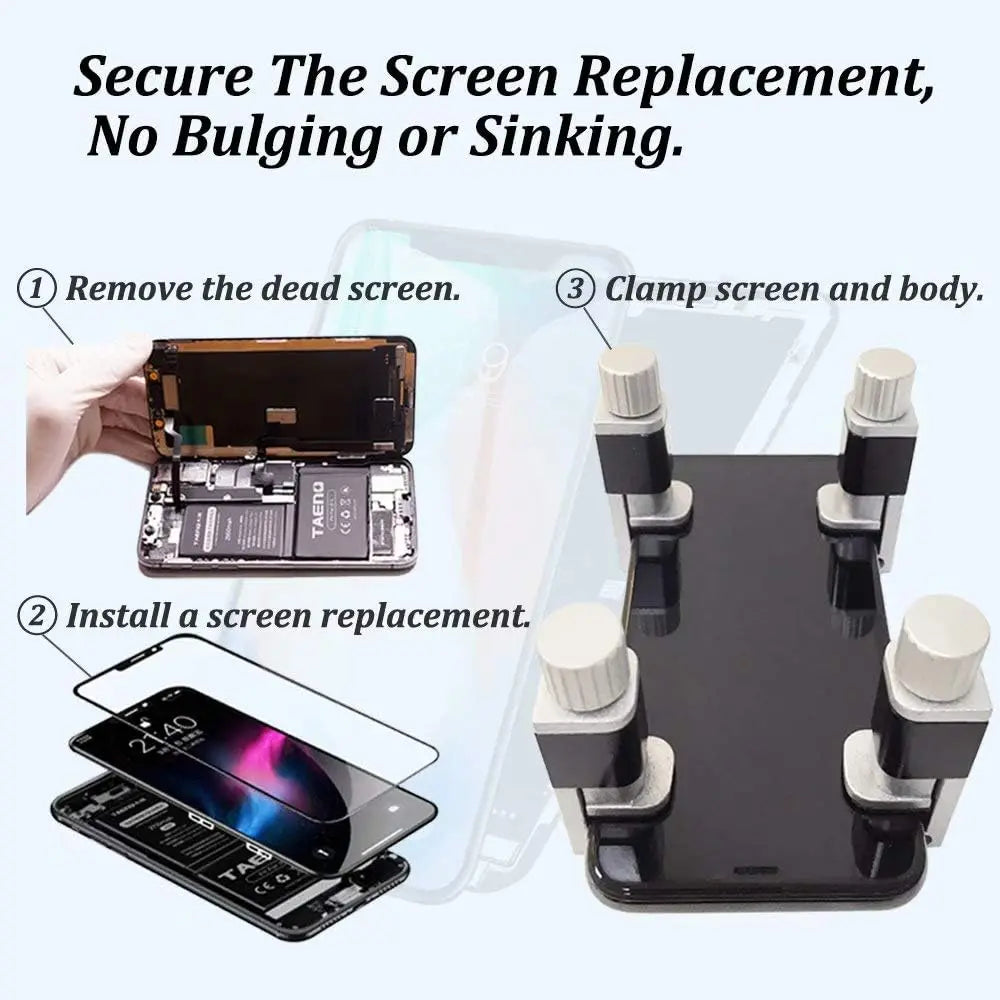 4pcs Phone Repair Clamp for Screen Repair Adjustable Fasteni