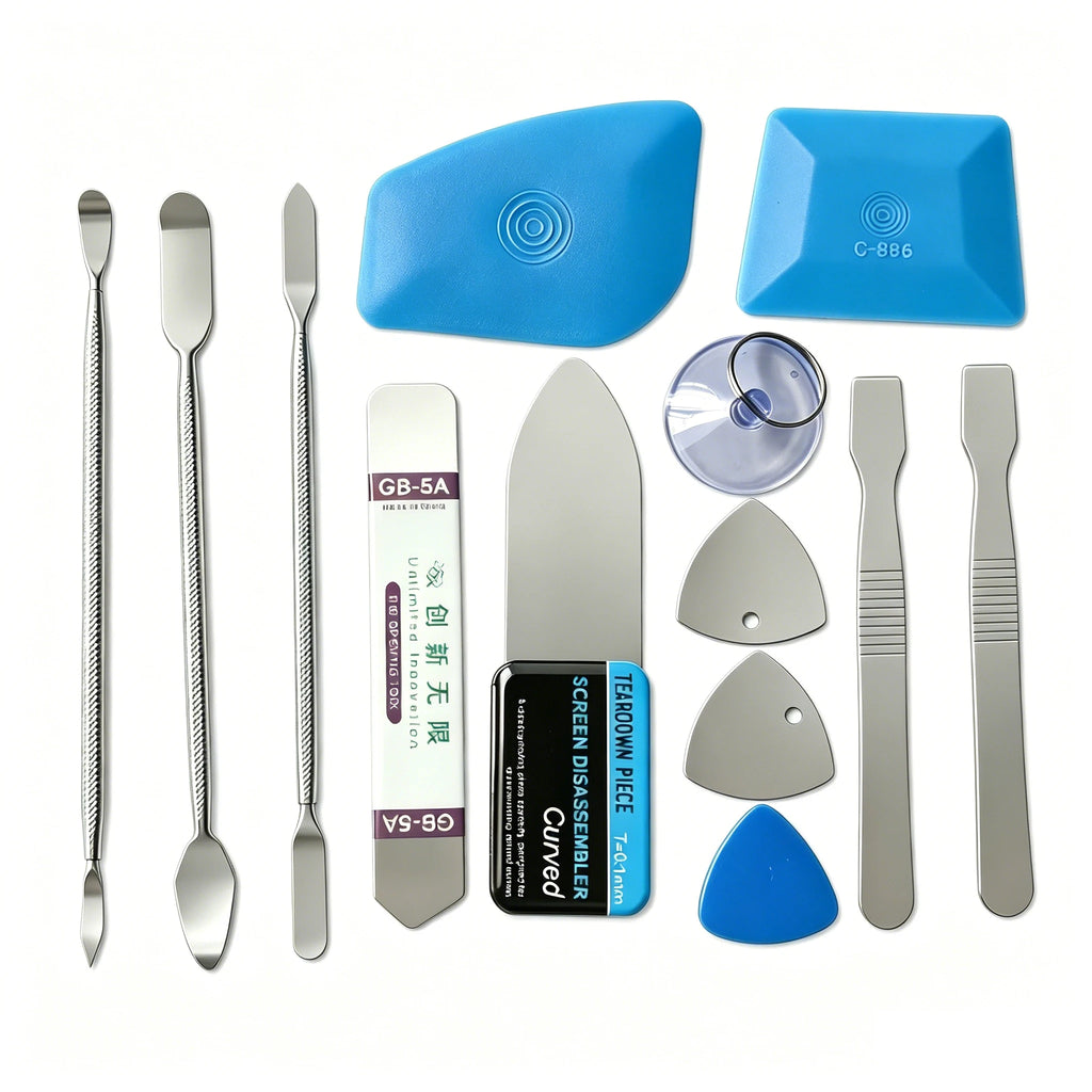 13 in 1 Phone Repair Tools Kit Professional Metal Pry Openin