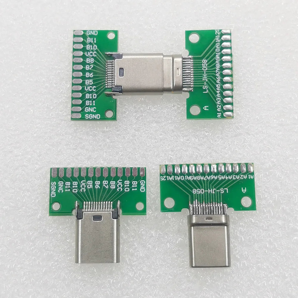 USB 3.1 Type-C Connector Male Female Type C Test PCB Board U