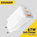 Essager 67W GaN USB Type C Charger For Laptop 45W 25W PD QC 
