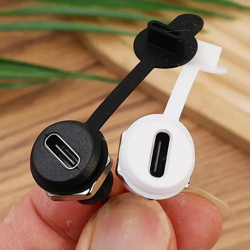1/5/10PCS 2 Pin Type-C Female Socket USB C Connector Waterpr