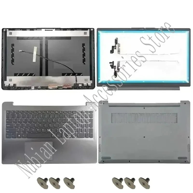 New For IdeaPad 3 15ADA6 15ITL6 15ALC6 2021 Laptop LCD Back Cover Front Bezel Palmrest Bottom Case Keyboard Hinges