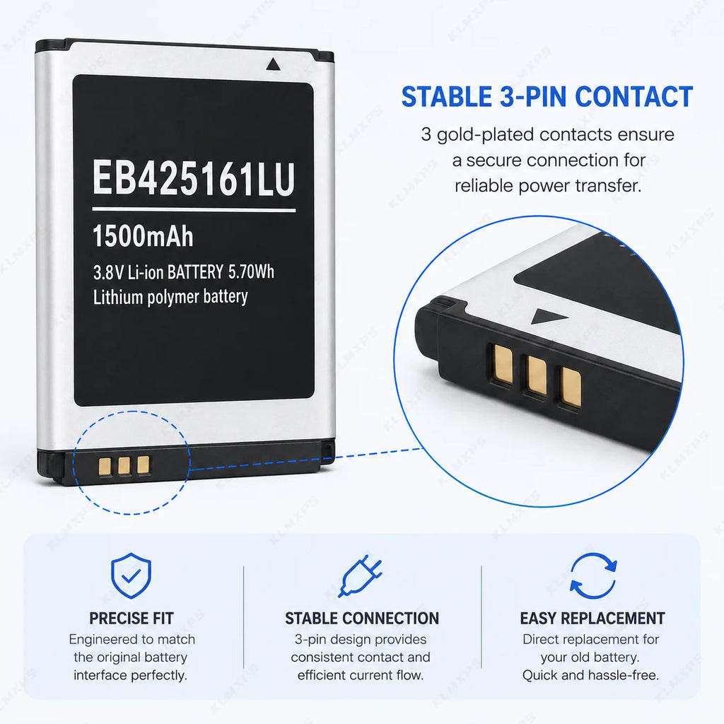 High Quality EB425161LU Replacement Battery for Samsung Gala