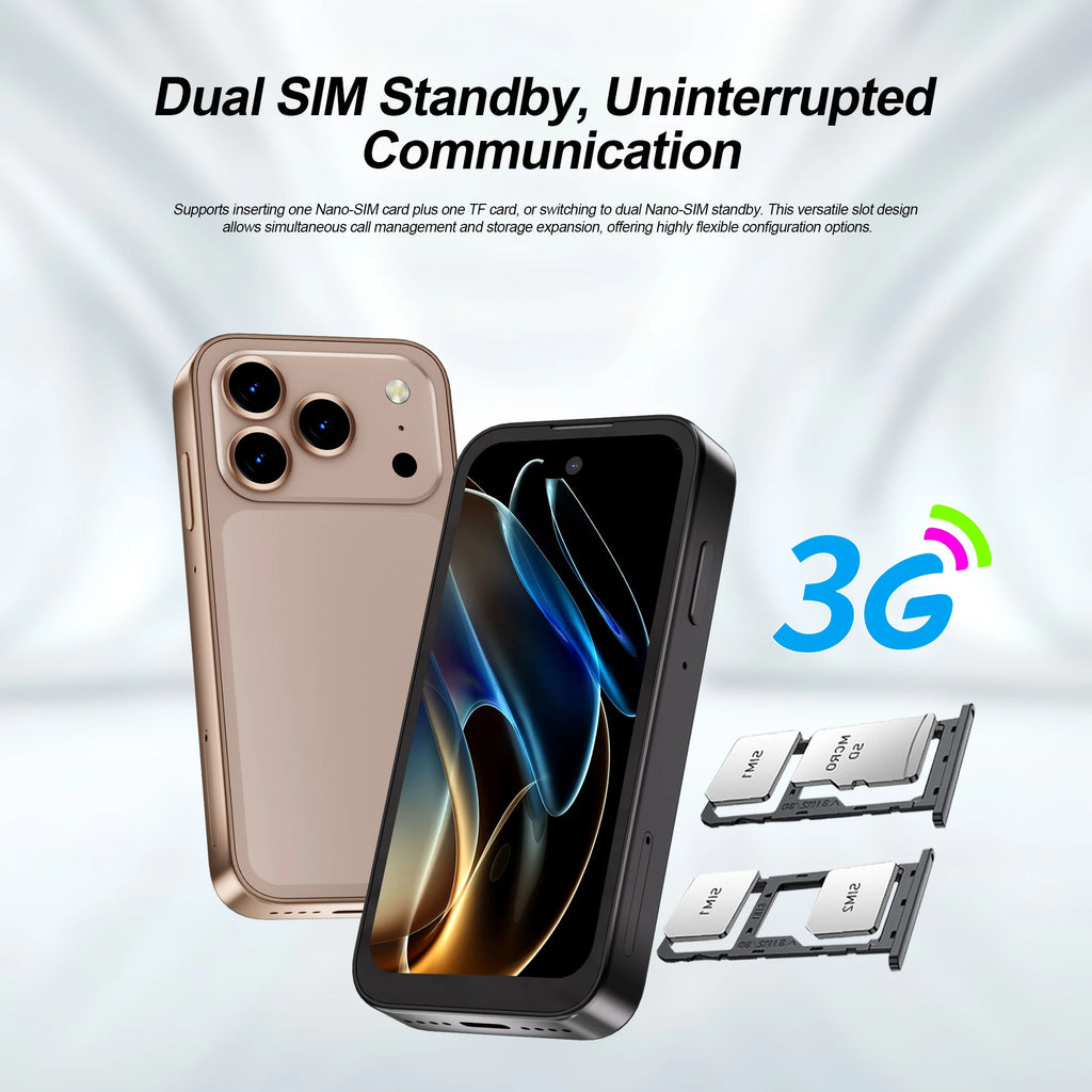 SERVO Mini Smartphone 3.75 HD Display 3G WCDMA Android Dual 
