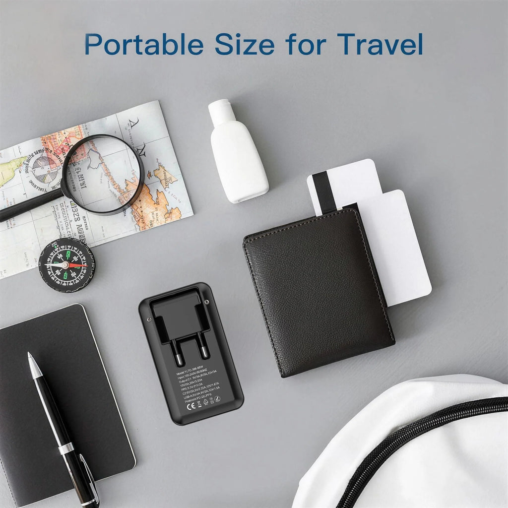 New 65W Power Adapter Foldable Slim 65W Charger Multi-Port C