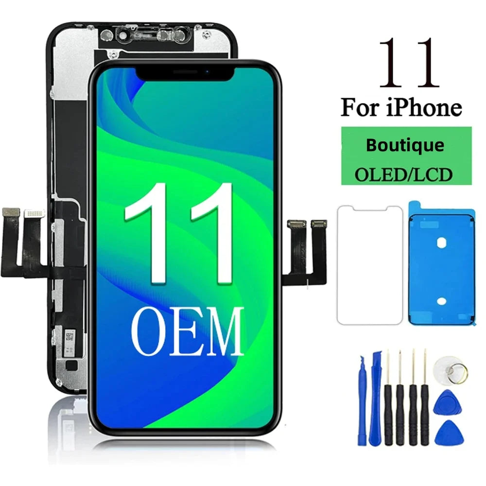 Excellent OLED Pantalla for iphone 11 LCD Display Touch Scre