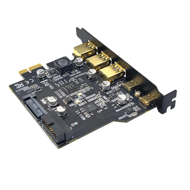 Type C USB 3.2 Gen1 PCIE Card Hub USB 3.0 PCI Express Board 