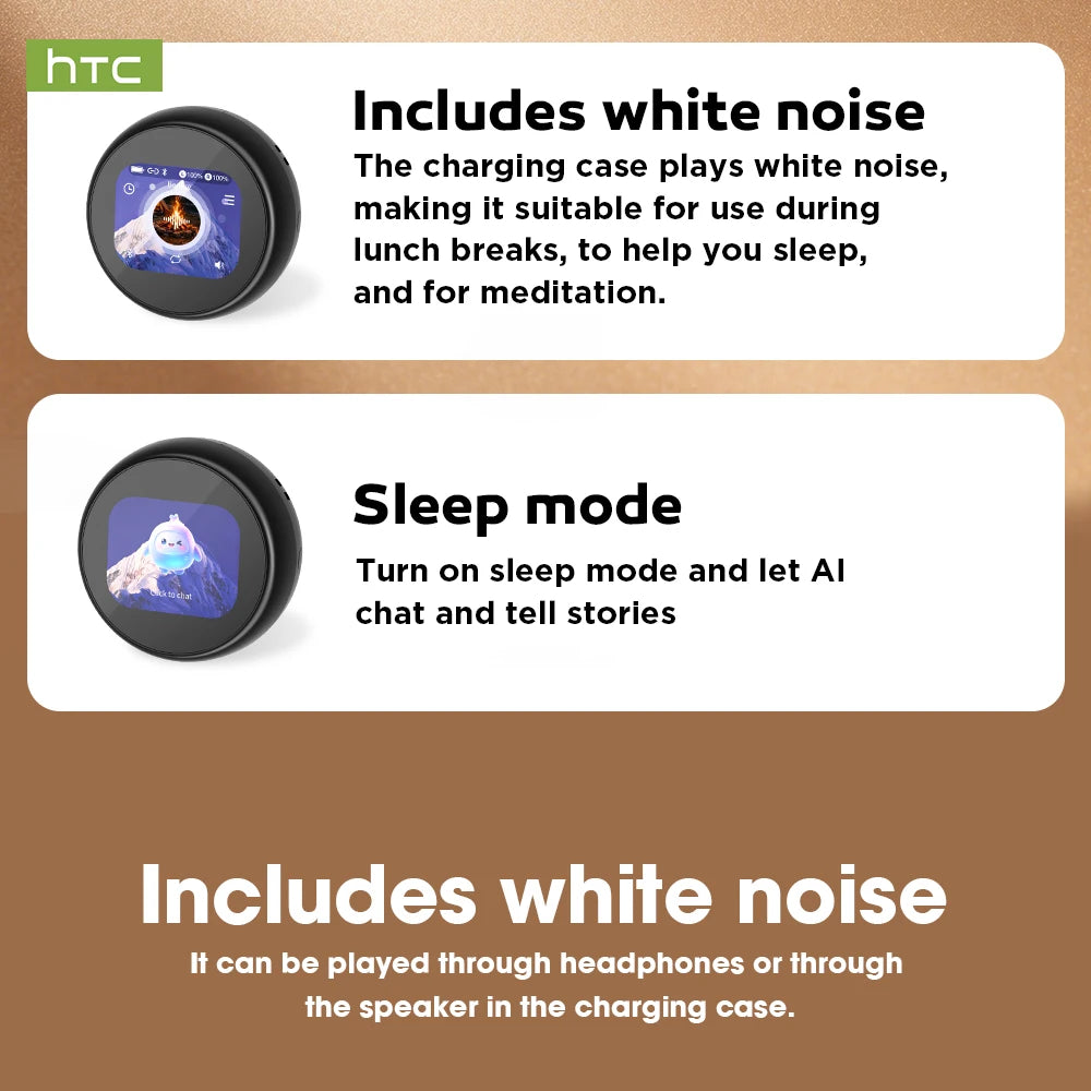 HTC NE90 Wireless Bluetooth Sleep Headphones Long Battery Sl