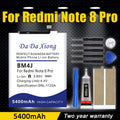 5400mAh BM4J Battery For Xiaomi Redmi Note 8 Pro Note8 Pro G