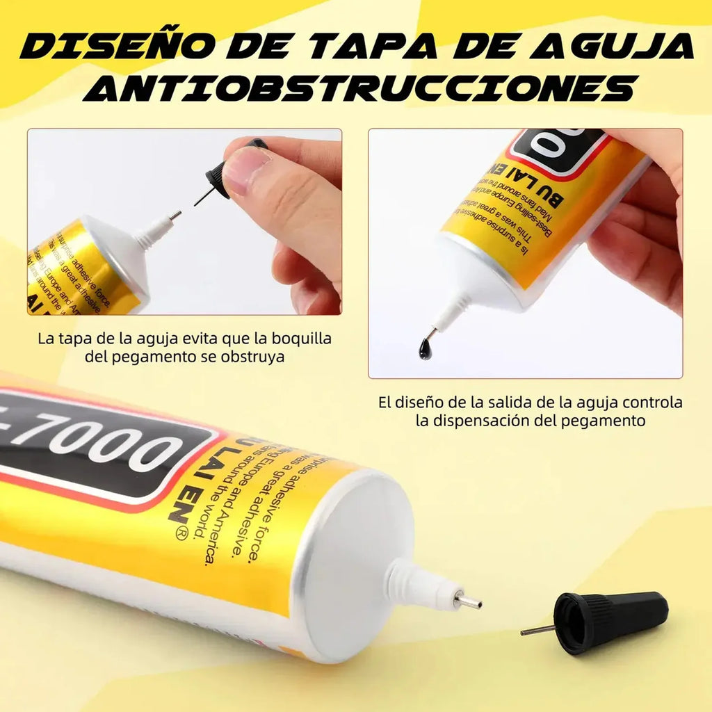 Black Glue T-7000 Semi-Fluid Black Adhesive Glue for Precisi