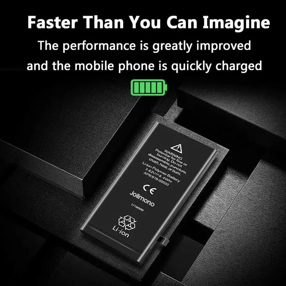 1PC Replacement Phone Battery for iPhone 5 5S 6 6S 7 8 Plus 