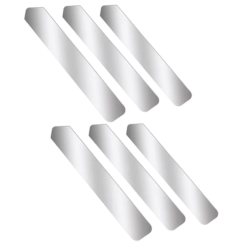 1-6Pcs Stainless Steel Blade Soft Thin Pry Spudger Cell Phone Tablet Screen Battery Opening Tools for Samsung iPhone iPad Opener