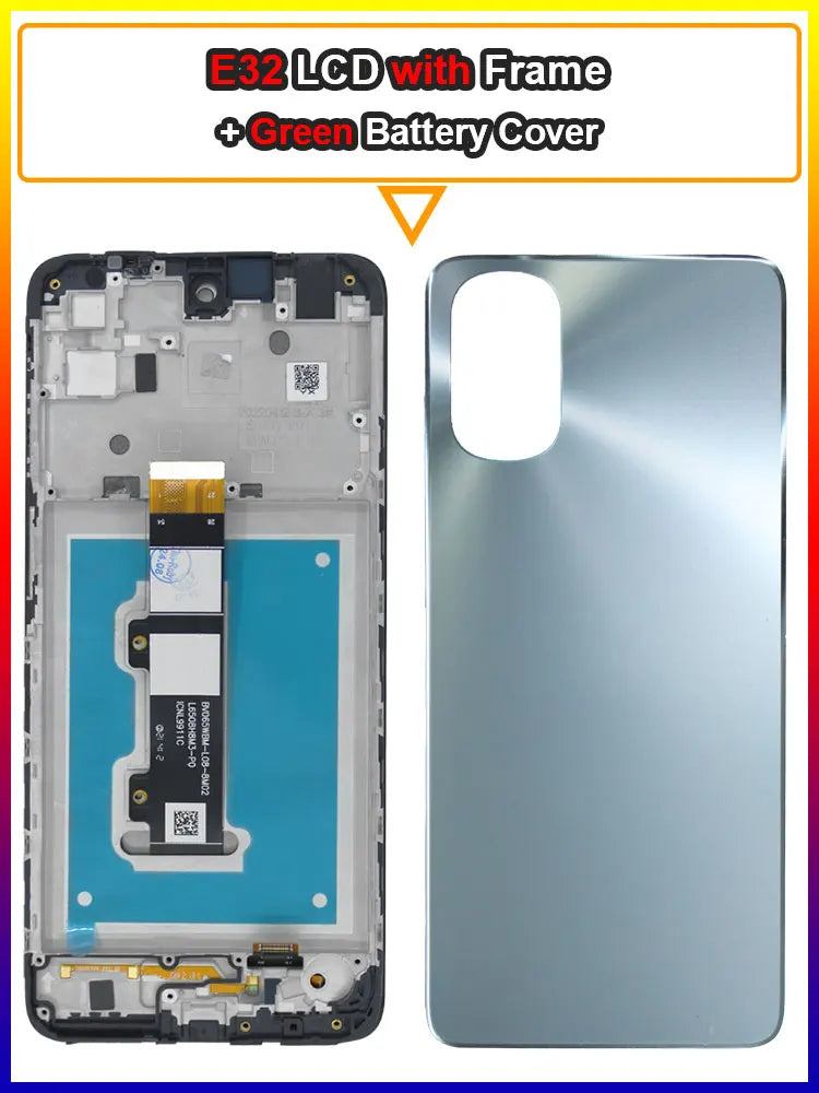 Tested LCD for Motorola Moto E32 XT2227 LCD Display Touch Screen Digitizer Assembly Replacement for Moto E32 XT2227 Phone creen