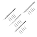 1/2/3/4/5/6 Set Non-Slip Metal Scalpel Knife Tools Kit Cutter Engraving Craft Knives for Mobile Phone DIY Repair Hand Tools