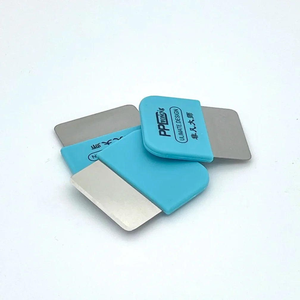 1Pcs ultra thin metal opening card With plastic handle for m