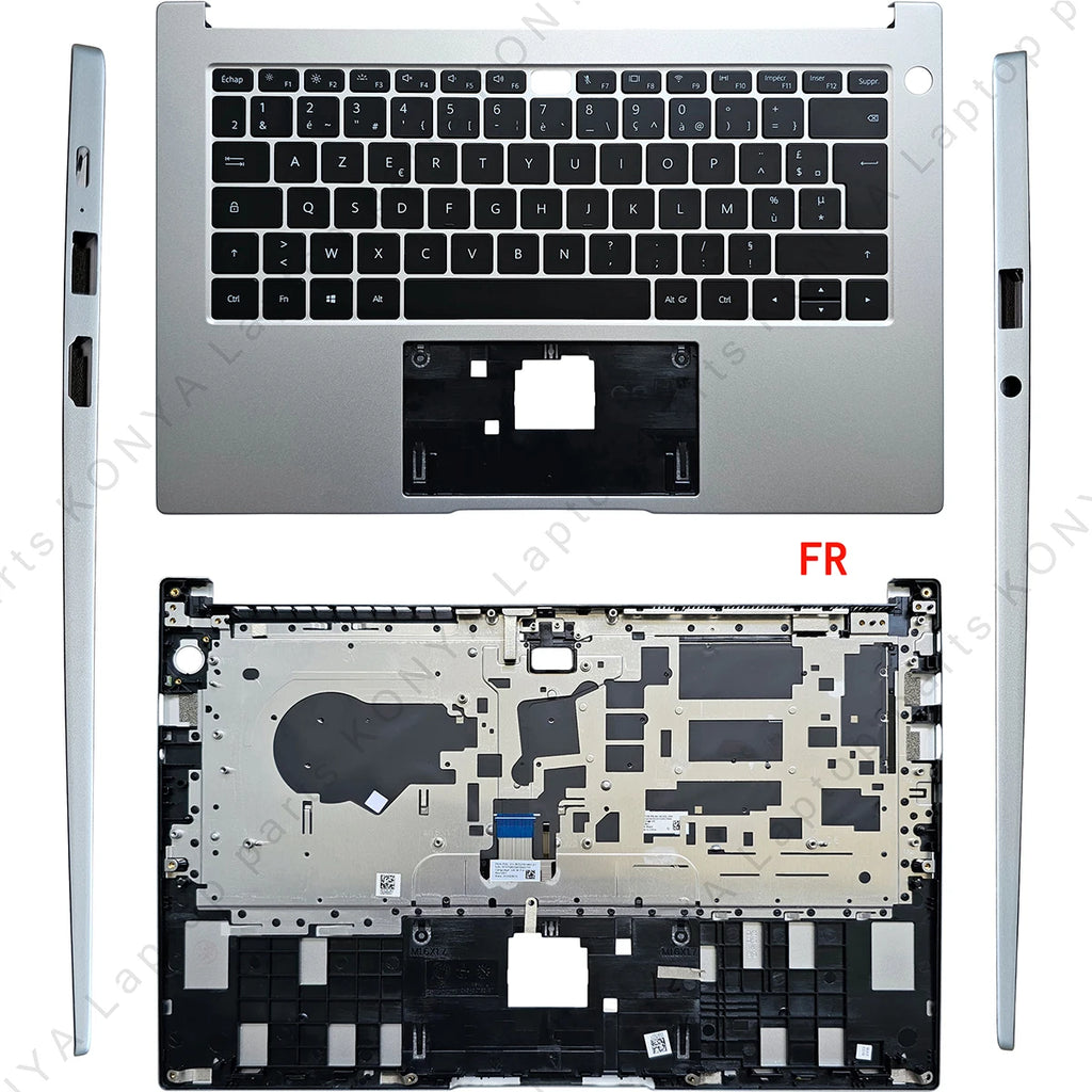 For Huawei Matebook D14 2019-2022 NBL NBDE-WFH9 Laptop LCD Back Cover/ Front Bezel/Palmrest/Bottom Case/Keyboard/Touchpad/Parts
