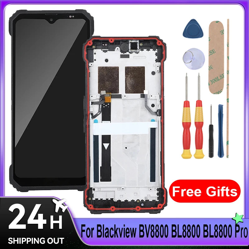 For Blackview BV8800/BL8800 Pro/LCD Display + Touch Screen W