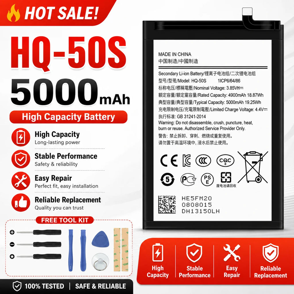Quality Battery For Samsung S21 Ultra S21 Plus S20 FE A51 A70 A41 Note 20 Ultra A02S Phone Bateria Replacement