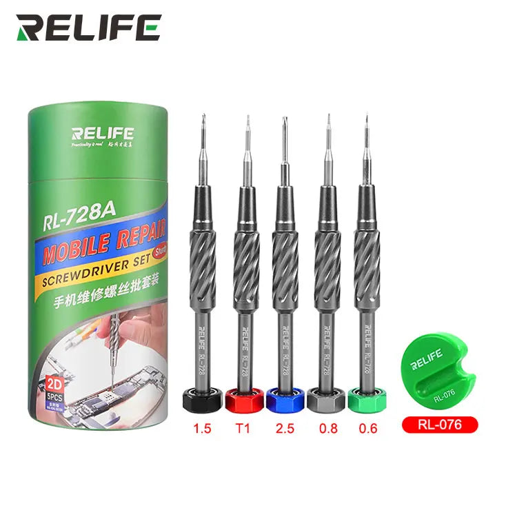 RELIFE RL-728A Mobile Phone Repair Screwdriver Set for Disassembly and various Telecommunications and Electronic Equipment